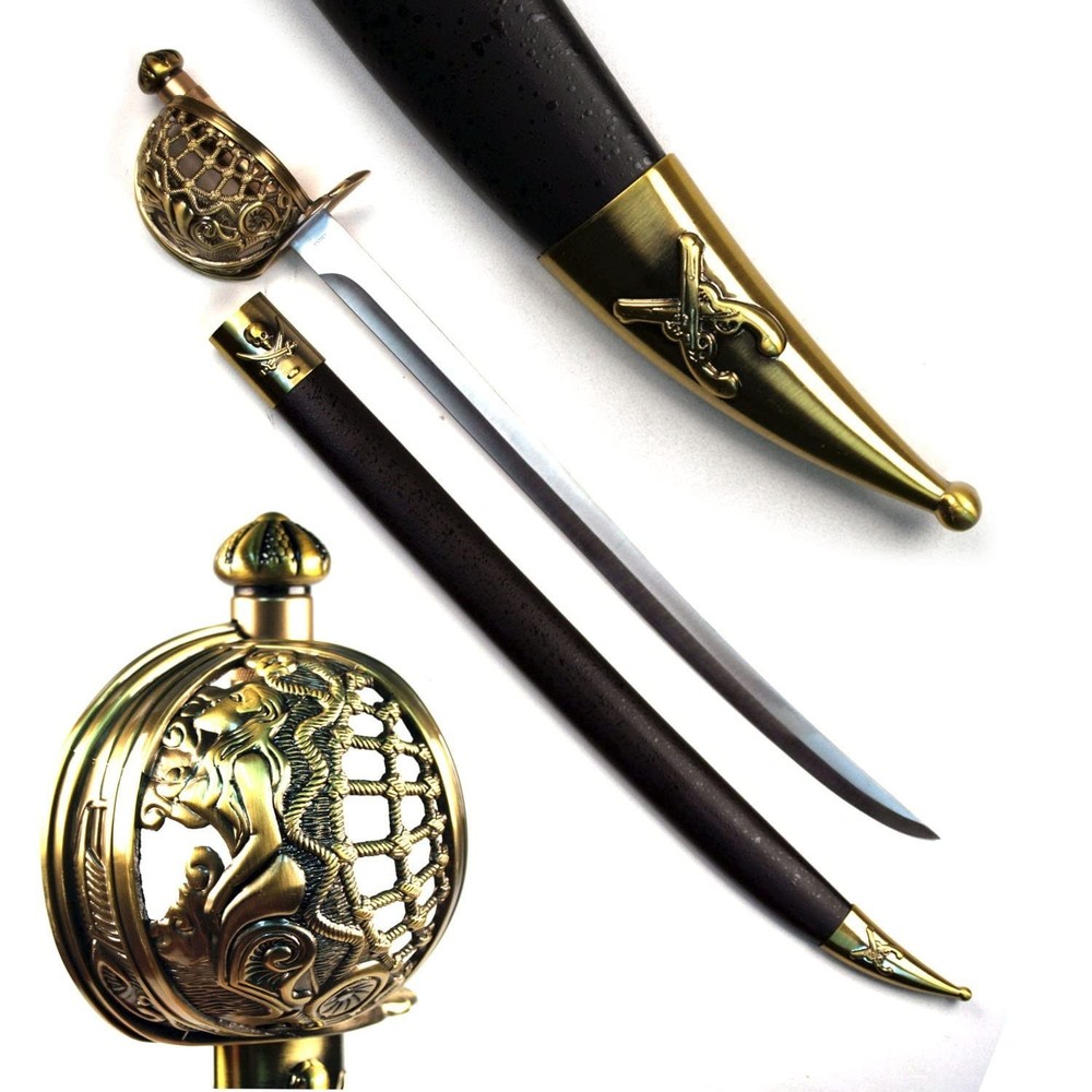 Pirate Sword Deep Blue Sea with Frog