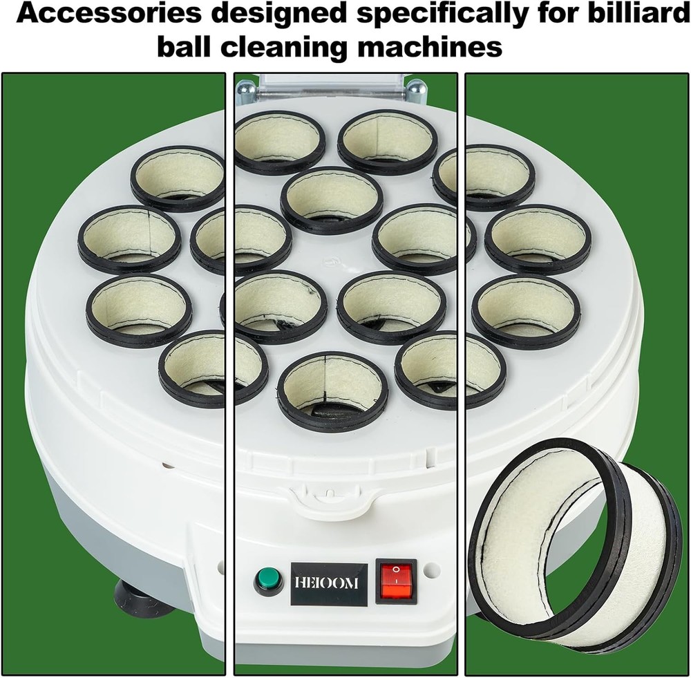 Billiard Ball Cleaning Machine Wool Ring Pool Ball Cleaner Replacement