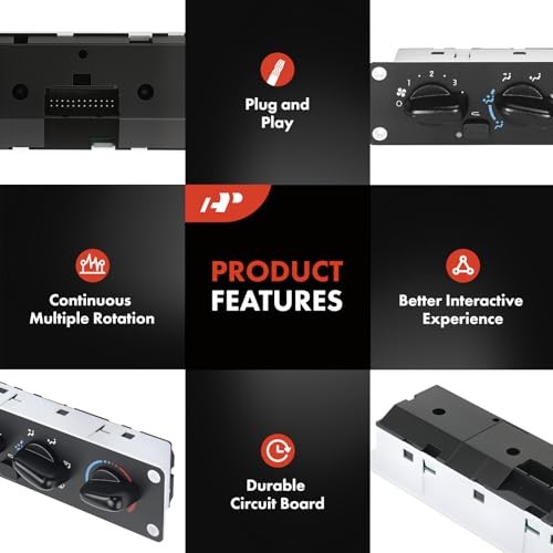 Heater Climate Control Panel Module Compatible with Freightliner