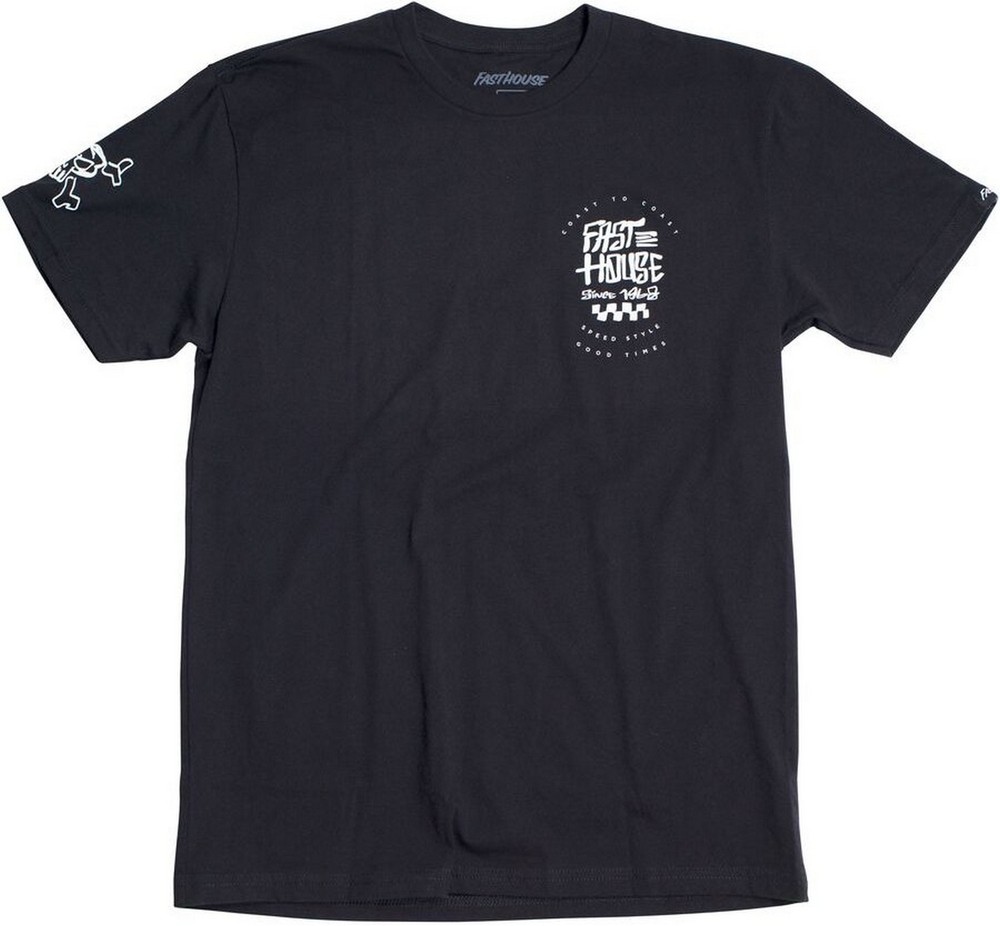 Fasthouse Slack Mens Short Sleeve T-Shirt Black