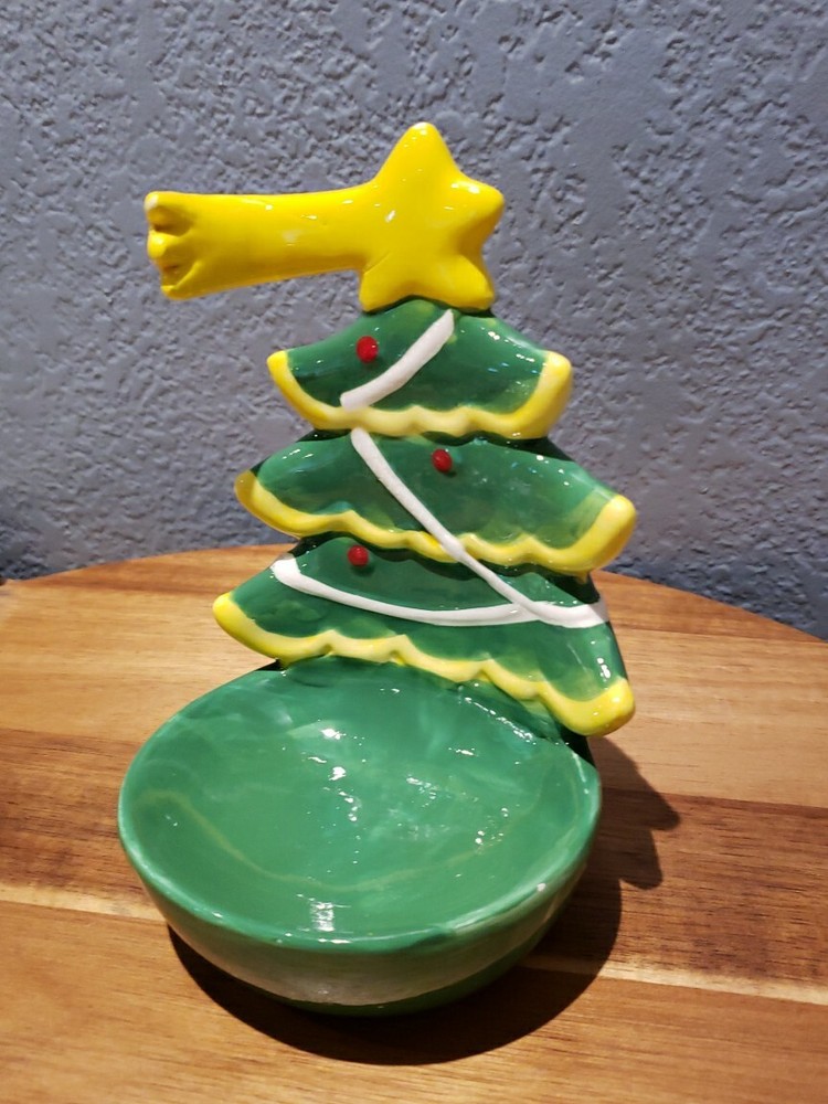 Vintage Christmas Tree Spoon Rest