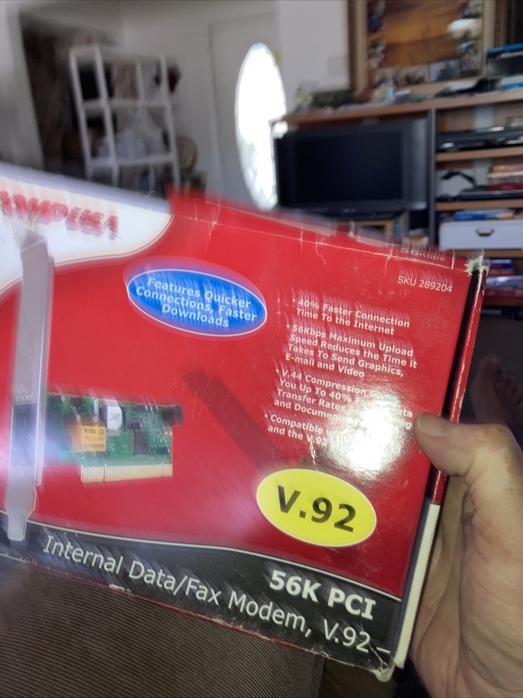 Modem Internal PCI 56K V.92 Data/Fax Modem