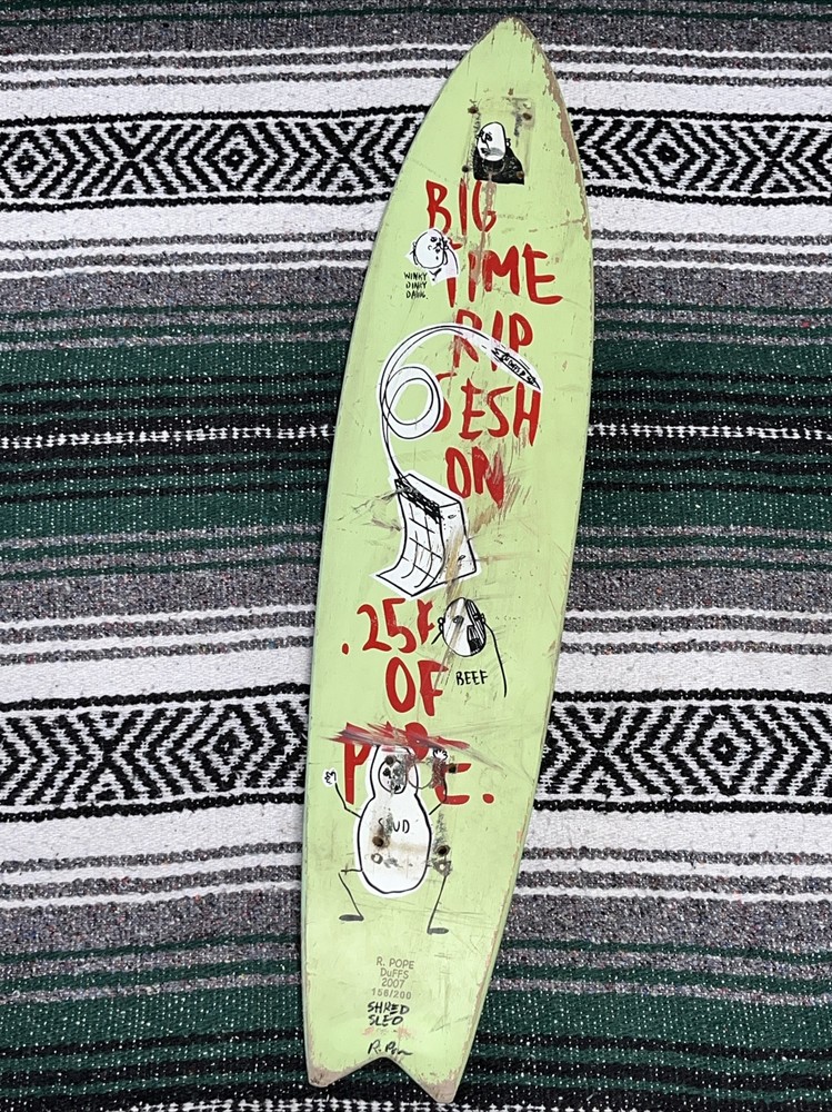 Russ Pope Duffs 2007 Skate Deck Limited Edition Numbered /200, Signed!