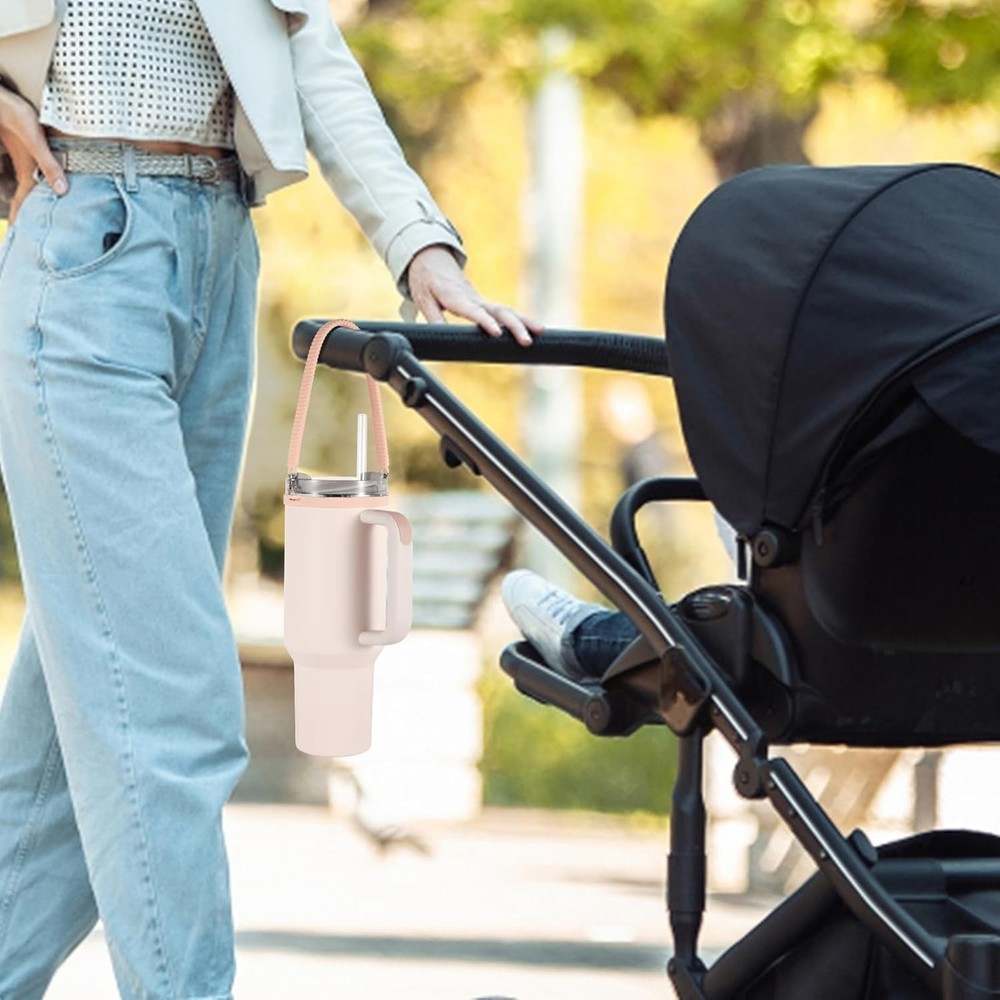 Versatile Water Bottle Carrying Strap - Compatible with Most Bottles & Strollers