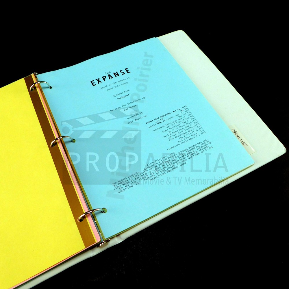 THE EXPANSE S02E03 Prop Script Original Series Prop (8012-4951)