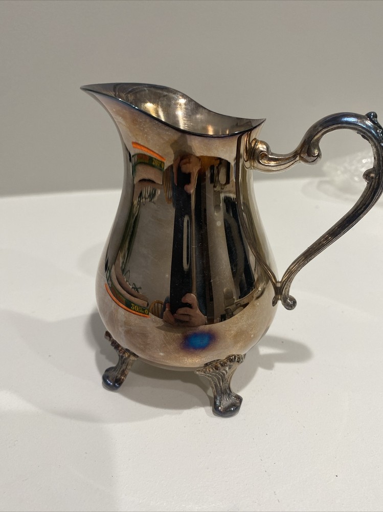 Vintage Silver Pitcher 5.5” Tall