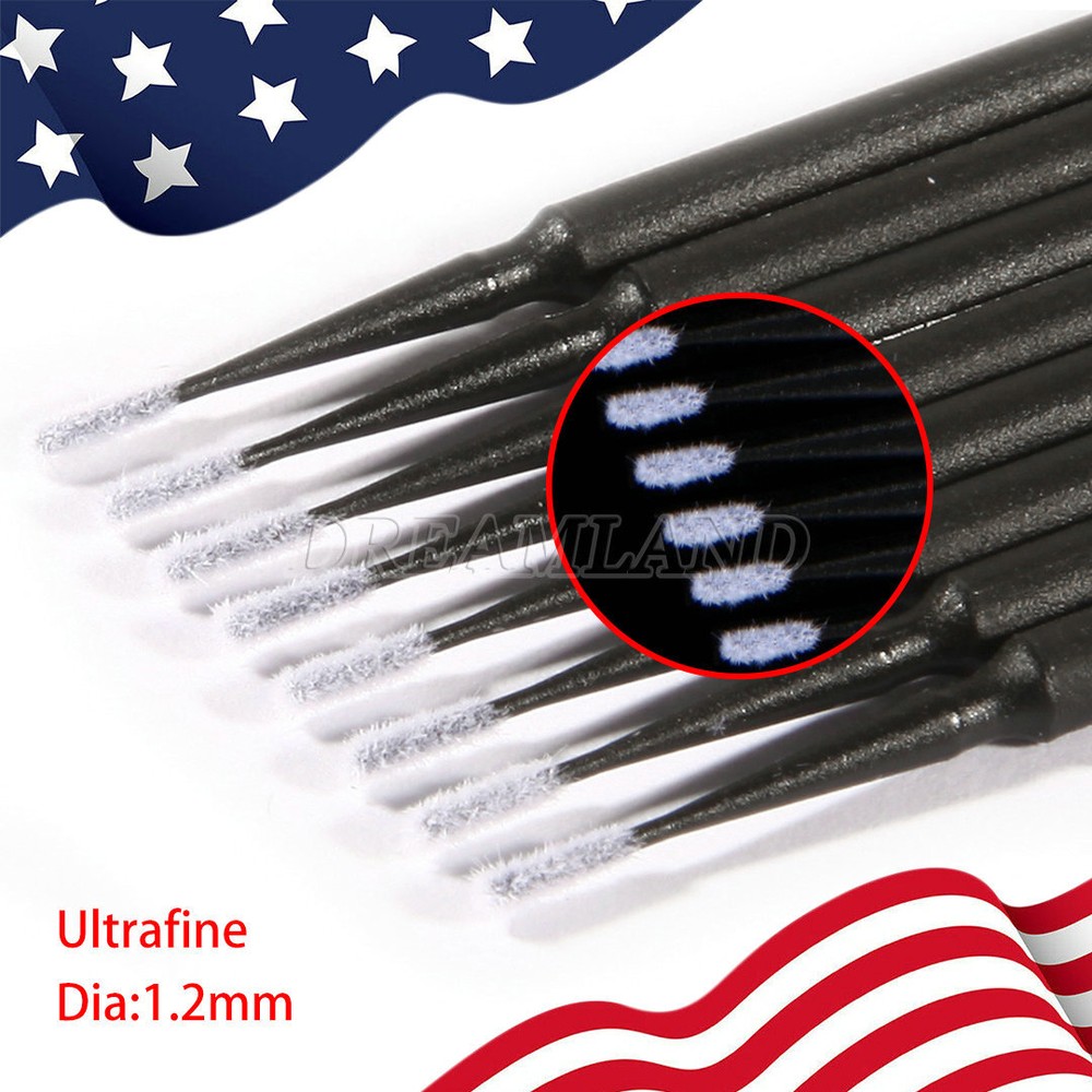 400 Microbrush Micro Brush Applicator Tips (Regular, Fine, Super Fine) Dental US