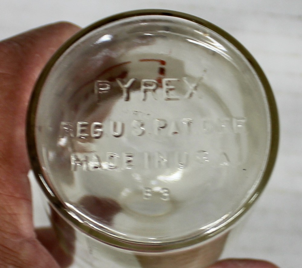 Original Vintage Pyrex T-19 Starch Solution Bottle w/Stopper