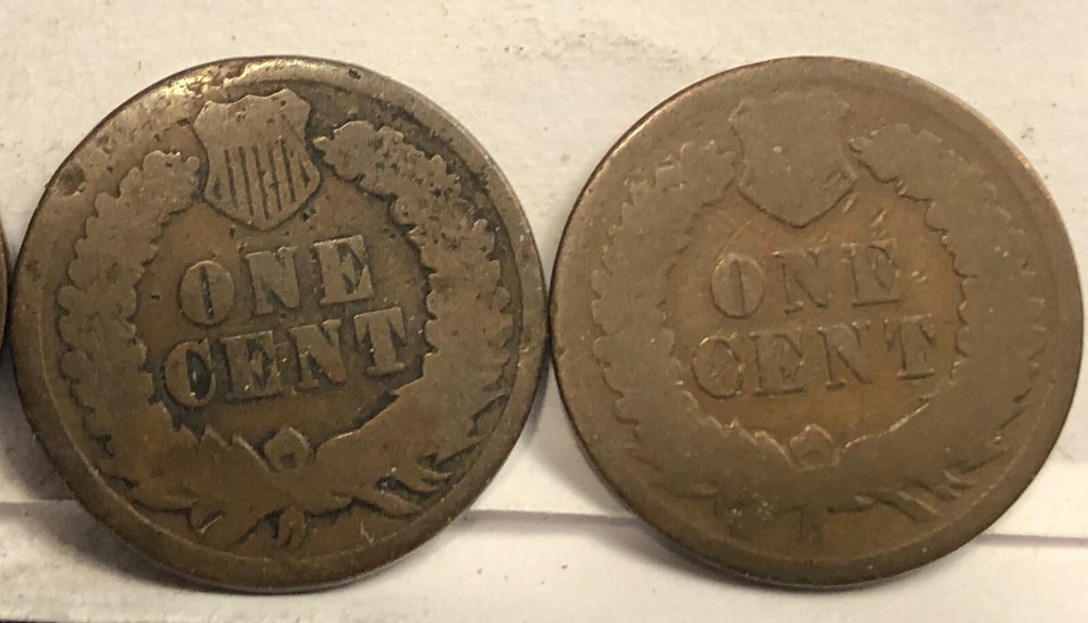 1873 - 1876 indian head Cents (B-3)