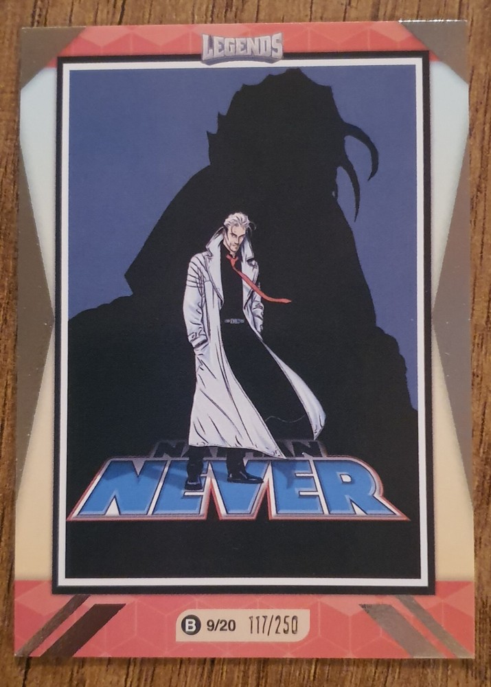 Bonelli Legends Rare Poster Nathan Never Parallel Silver 117/250