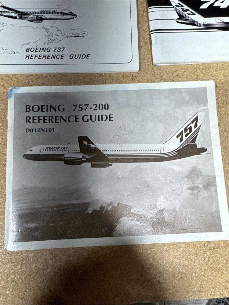 Lot Of 5 Vintage Boeing Reference Guide