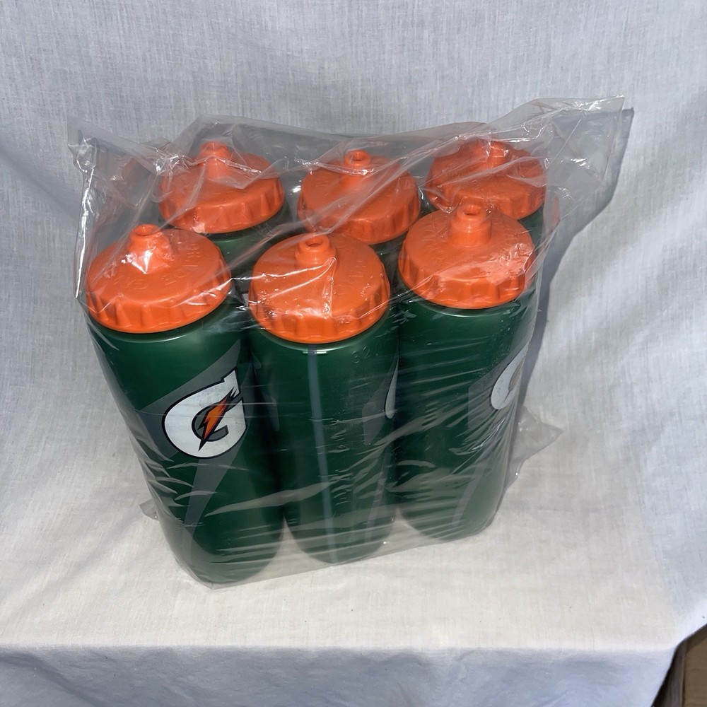 GATORADE Squeeze Water Bottle 32 OZ (6 Pack)