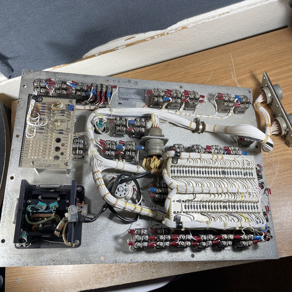 Sperry Flight Systems Command Panel QF-106 Switches JoyStick Very Rare Man Cave