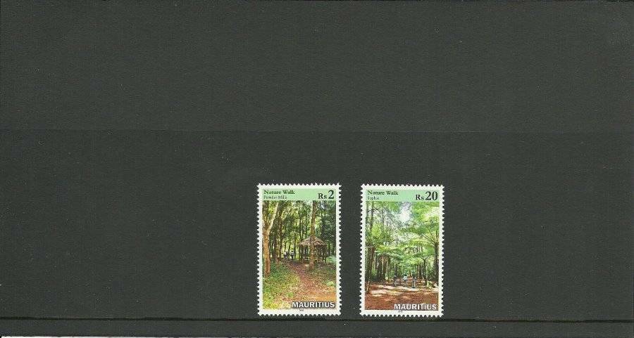 MAURITIUS SG1283-1284 NATURE WALKS MNH