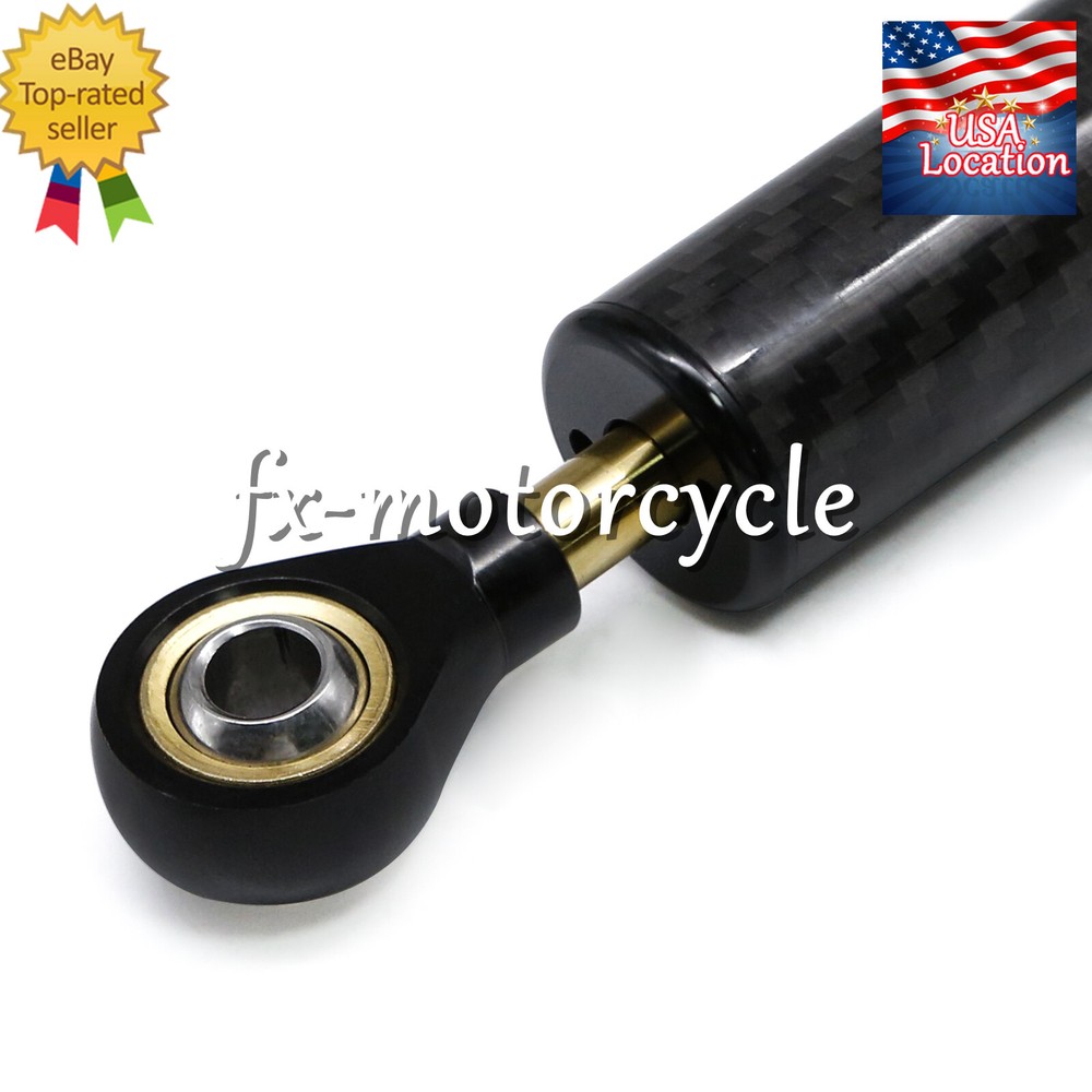 Universal Carbon Fiber Steering Damper Linear Stabilizer Reversed Adjustable USA