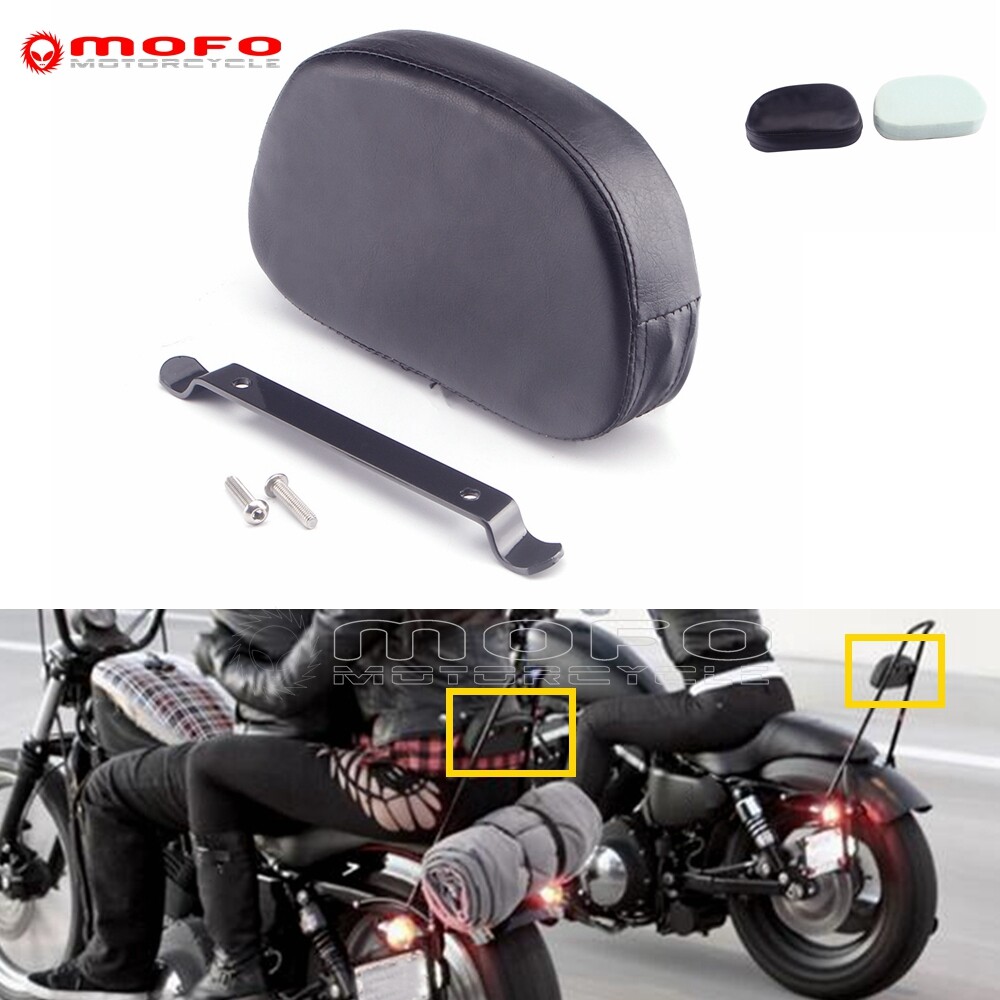 For Harley-Davidson Softail Touring Compact Passenger Backrest Pad Black 2018-20