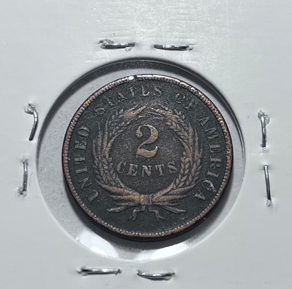 1868 two cent piece