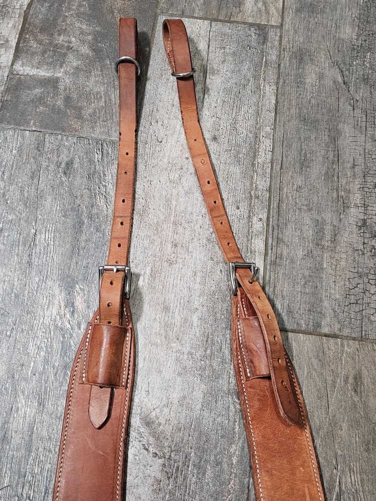 Barely Used Western Heavy Duty Herman Oak Harness Leather Pulling Breast Collar
