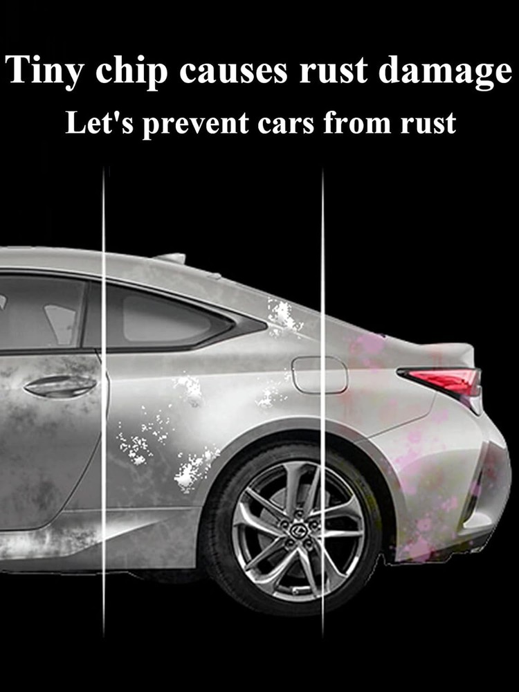 White Automotive Touch Up Paint with Brush