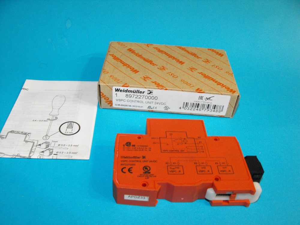 WEIDMULLER 8972270000.VSPC CONTROL UNIT 24VDC.NEW