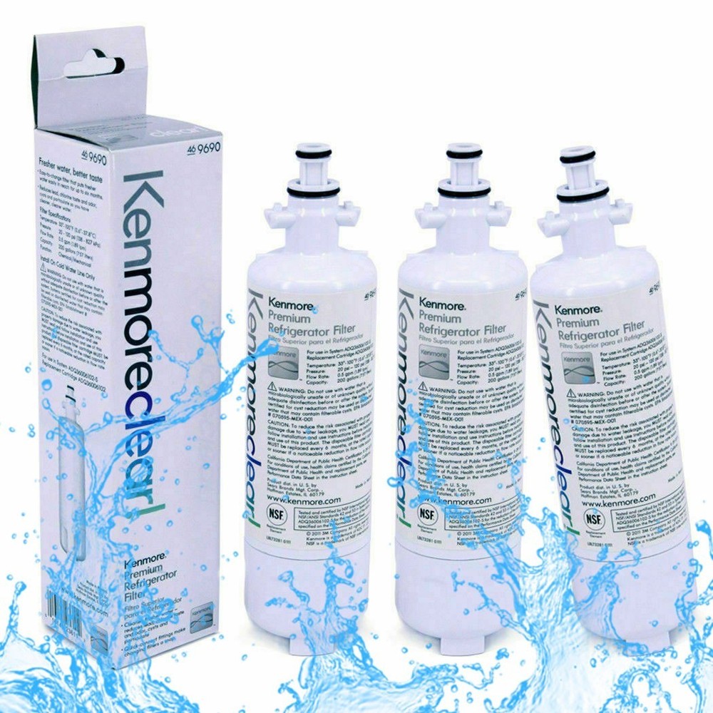 3 pack kenmore 9690 refrigerator water filter Fit for lt700p