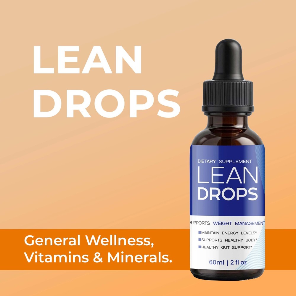 (2 Pack) Lean Drops for Weight Loss, Advanced LeanDrops Fat-Burning Formula
