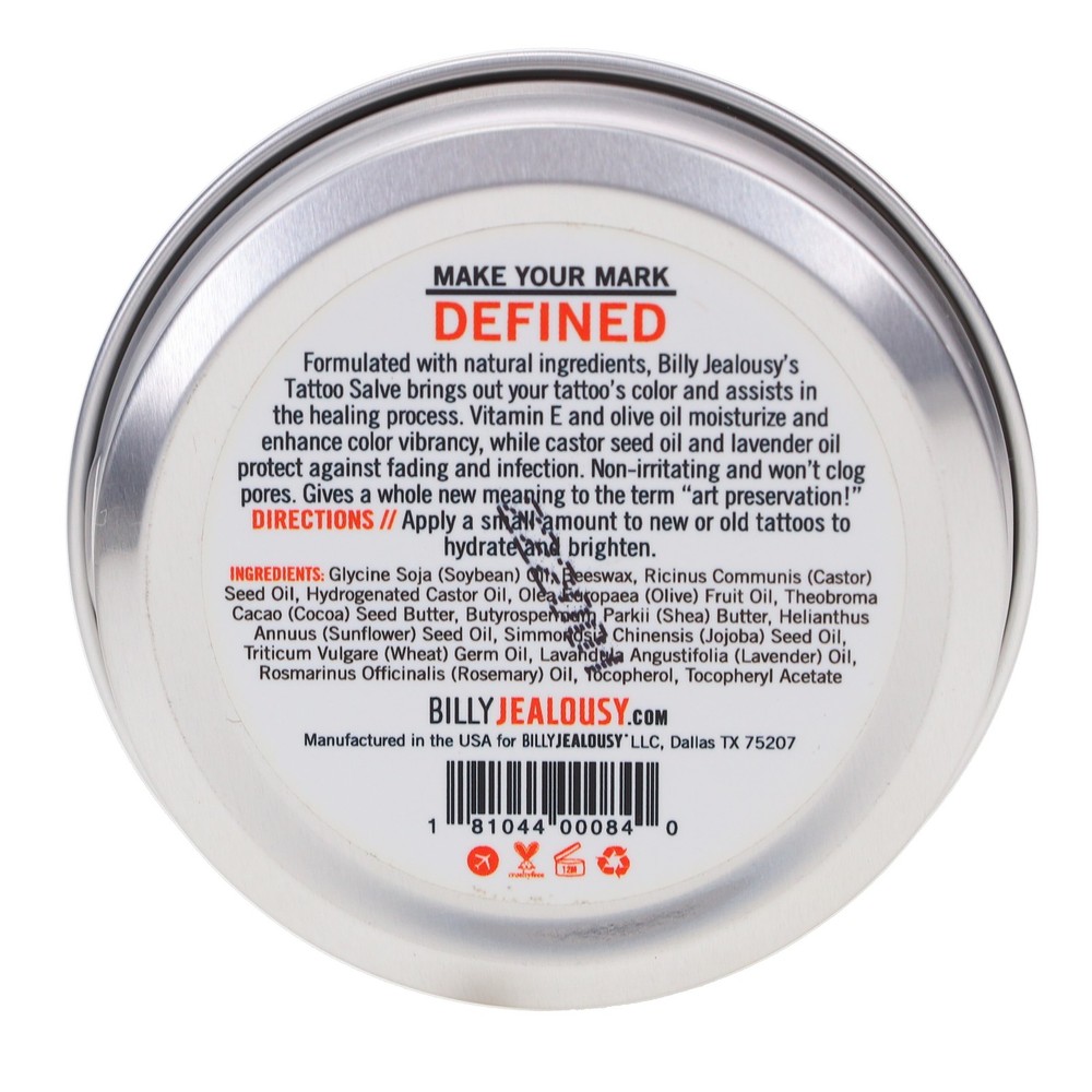 Billy Jealousy Defined Tattoo Salve 2 oz