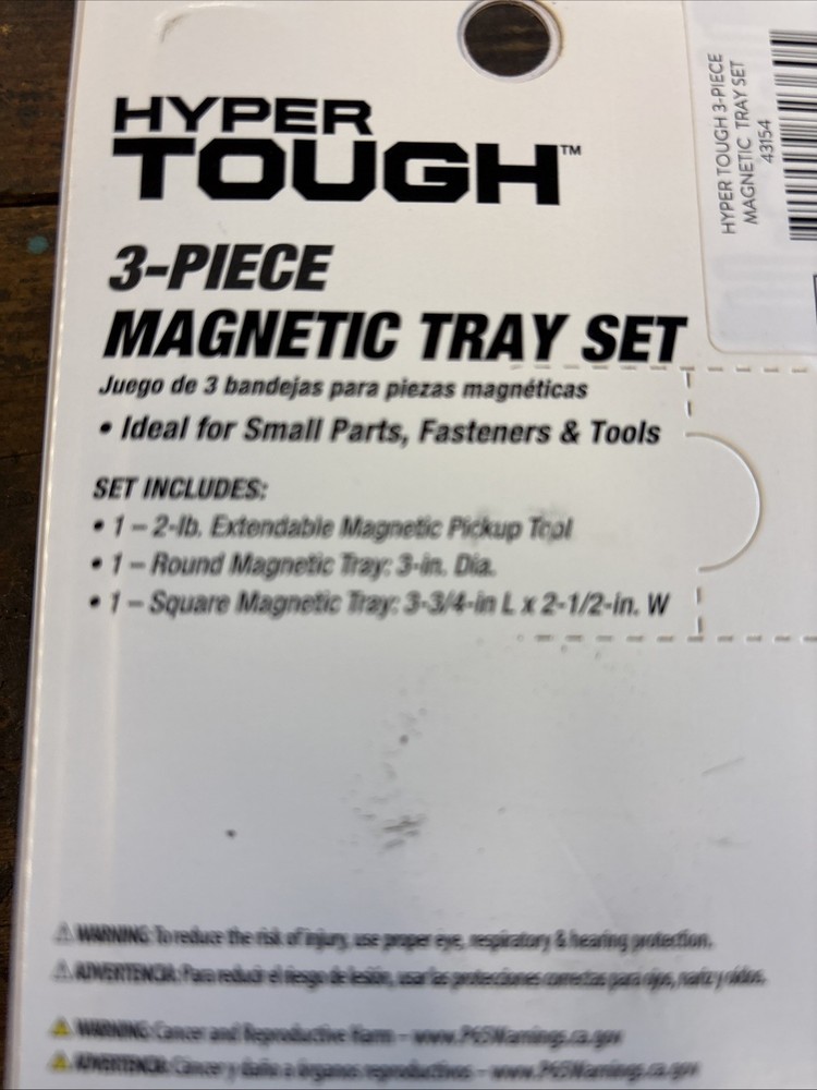 Hyper Tough 3-piece Magnetic Tray Set