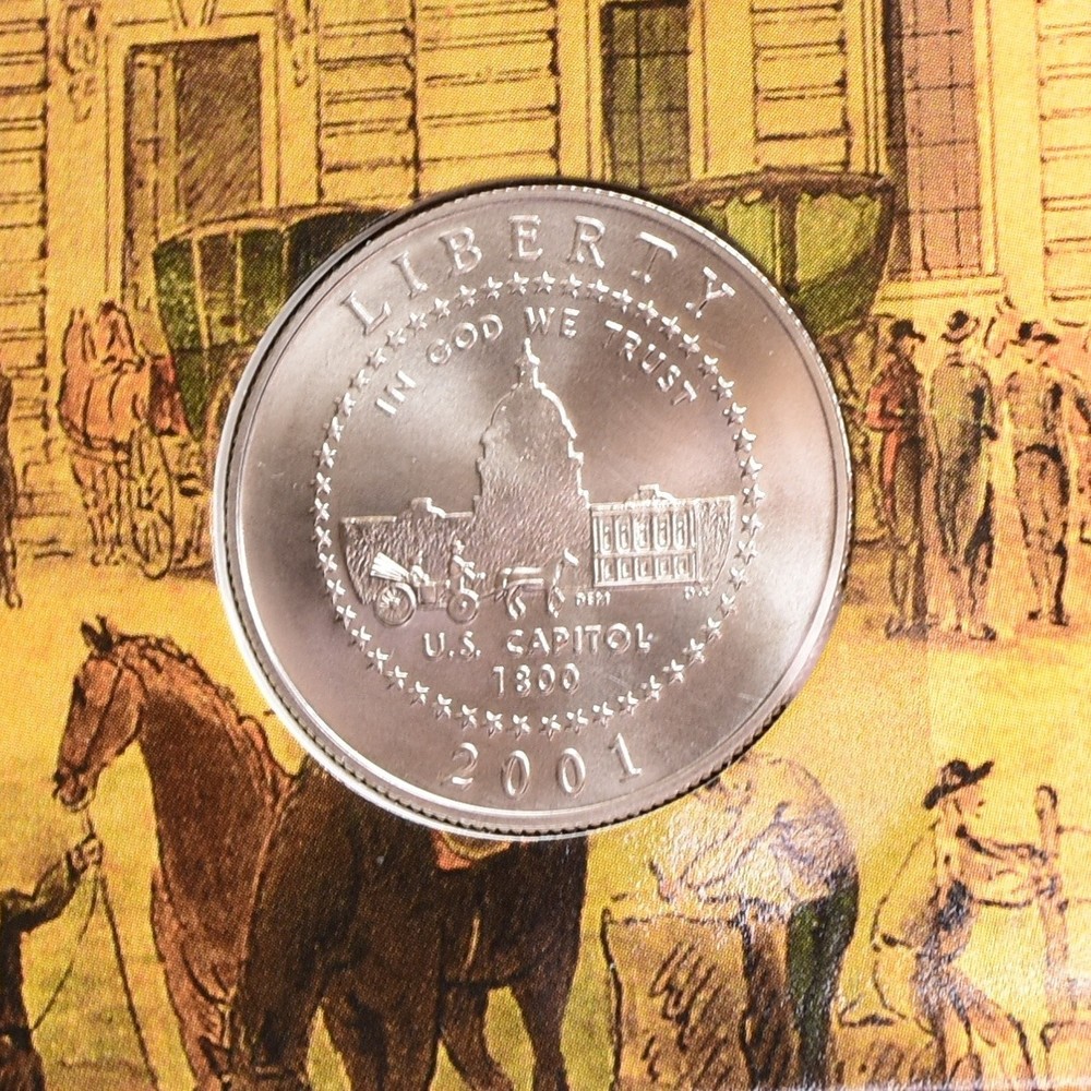 2001 Unc US Capitol Visitor Center Commemorative Clad Half Dollar (#272)
