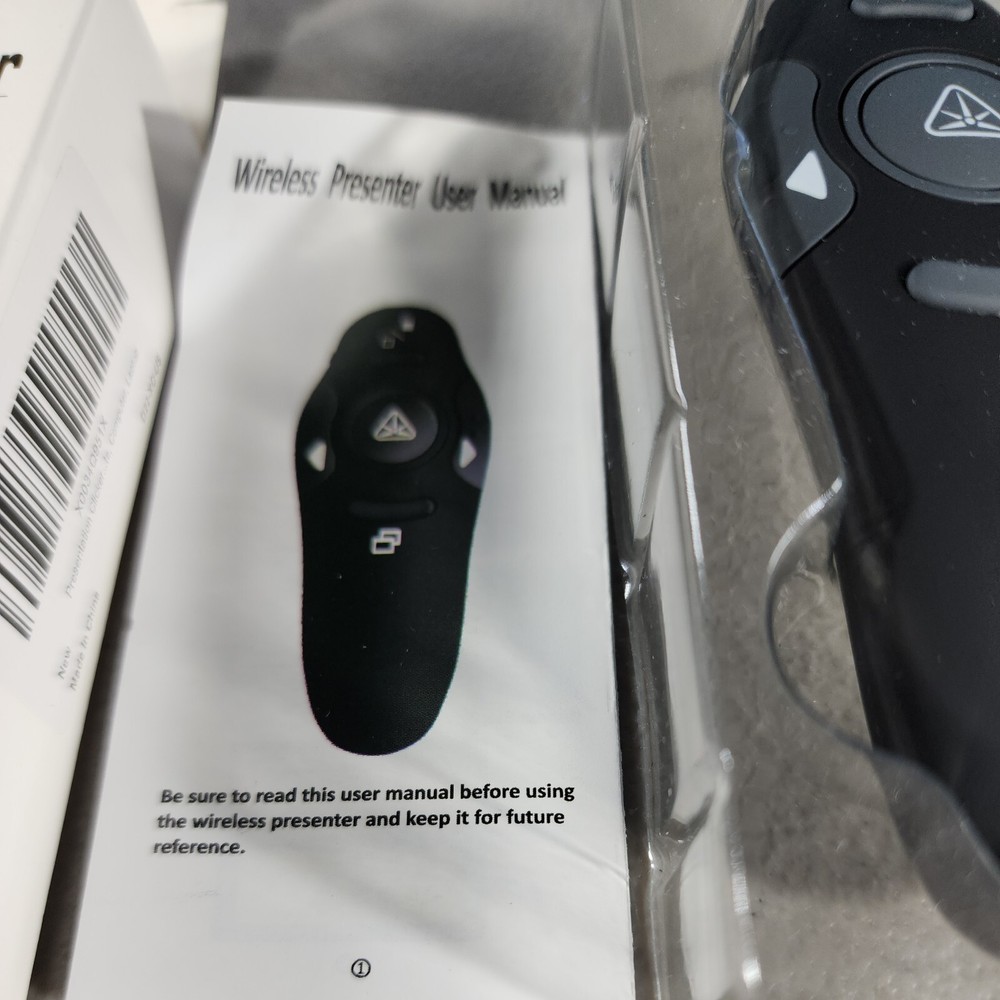 Wireless Presenter Remote Presentation USB Control. 2.4GHz D100 Ergonomic