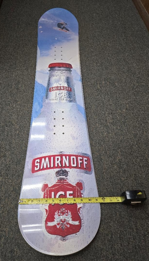 Smirnoff Snowboard - Unused , In mint condition.