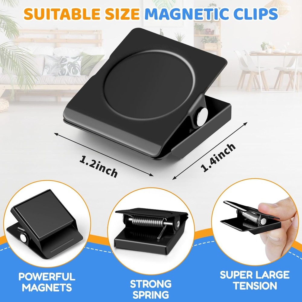 Magnetic Clips for Refrigerator Strong Scratch Free