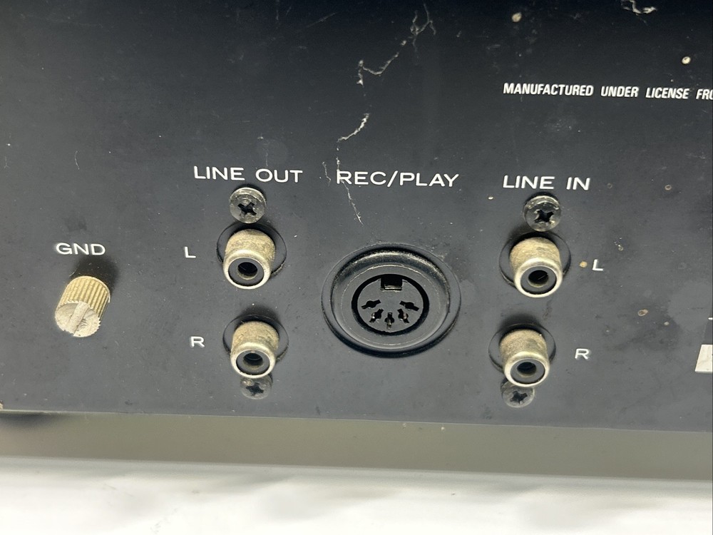 Kenwood KX-620 Solid State Stereo Cassette Deck Powers Up Not Working