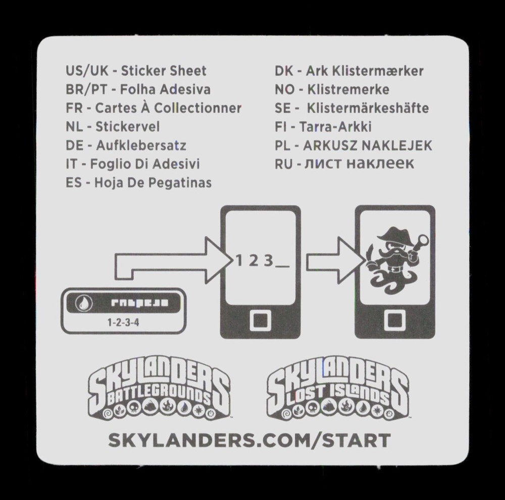 Lightforce Flashwing Skylanders Swap Force 2013 Activision Sticker