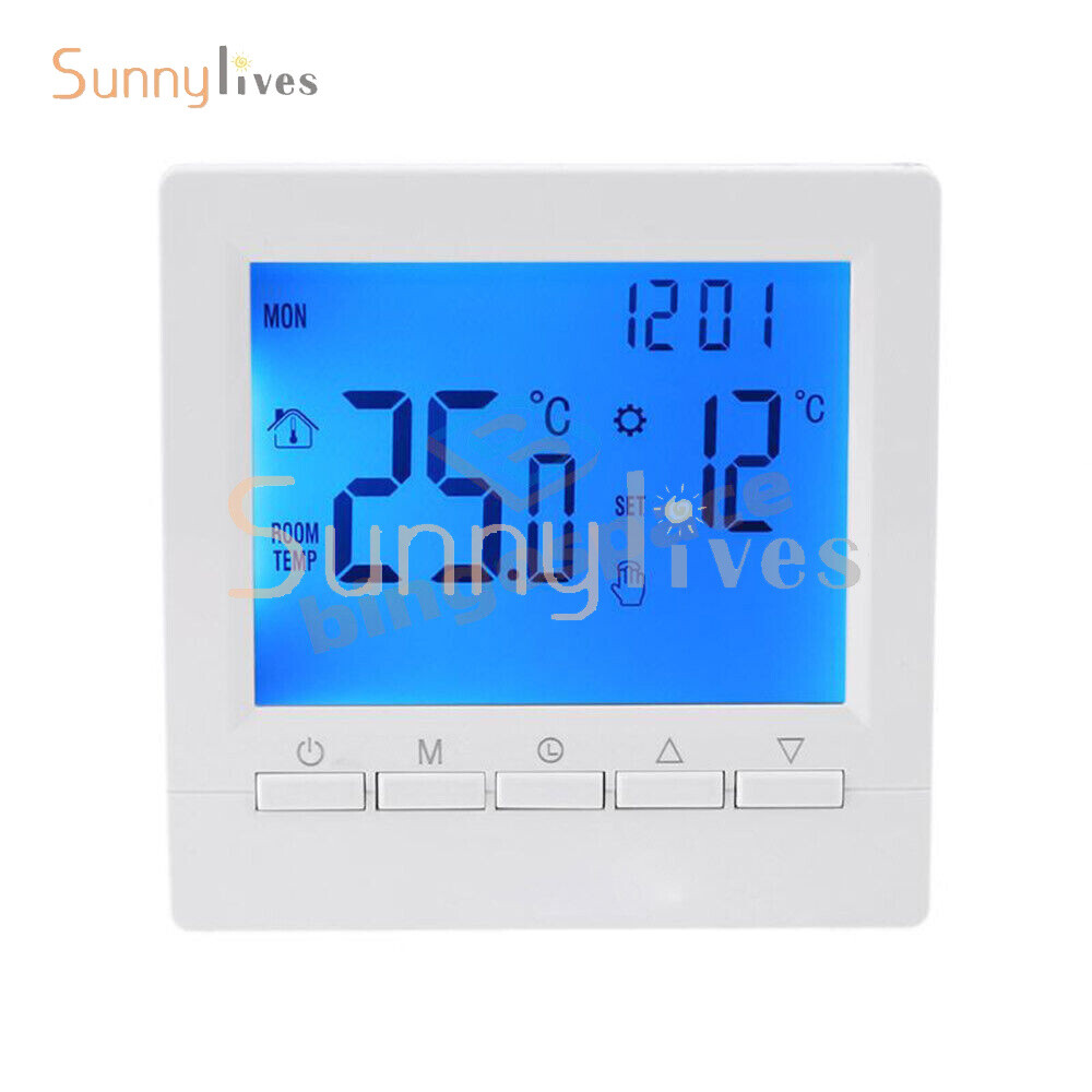 Digital Wall-hung Furnace Thermostat Temperature Controller Weekly Programmable