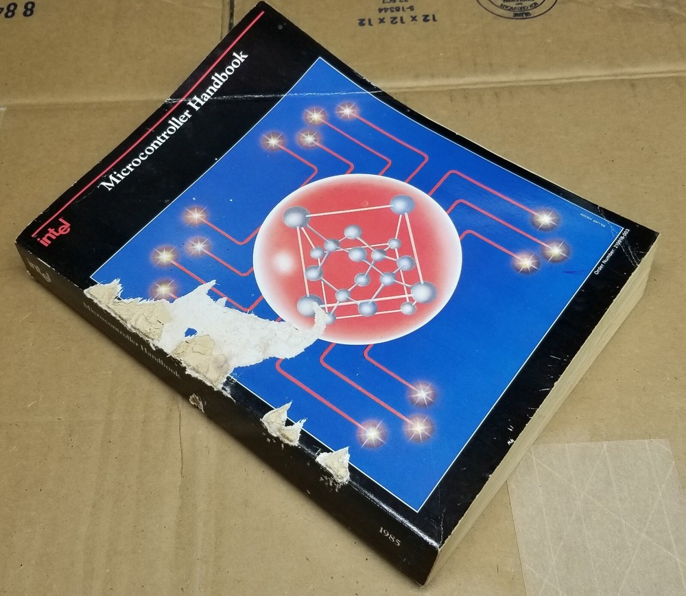 Original Intel Microcontroller Handbook 1985 ISBN 0-917017-15-3 reference book
