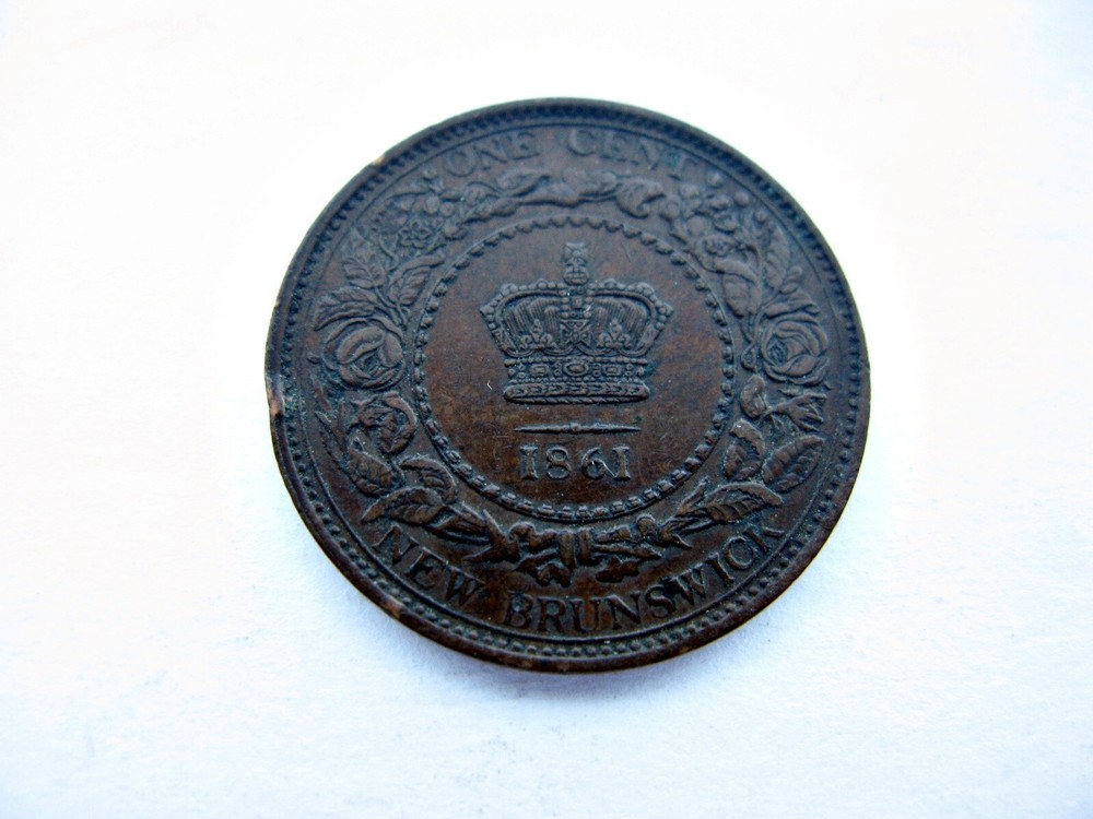 1861 New Brunswick One Cent - HIGH GRADE