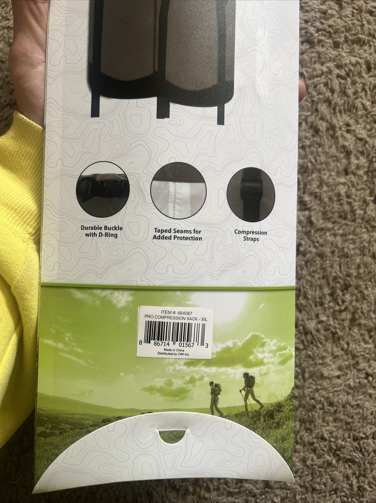 Rock Creek Pro Compression Sack Water- Tight Compression Sack 30 Liters Packable