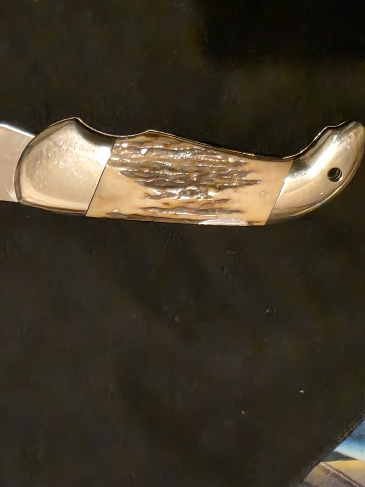 FOX And HOUND POCKET KNIFE Italy Bone Handle
