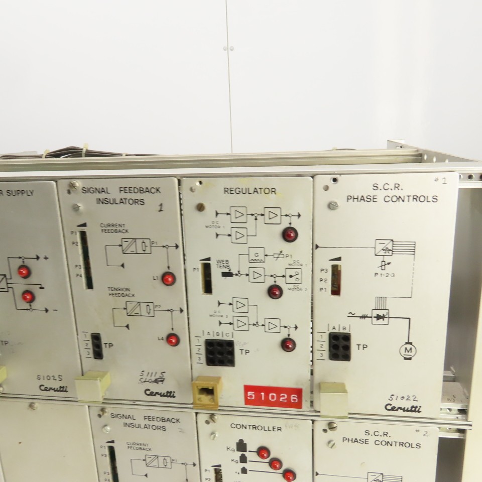Cerutti RE 41303B Control Panel Assembly Regulator Phase, Feedback, Power Supply