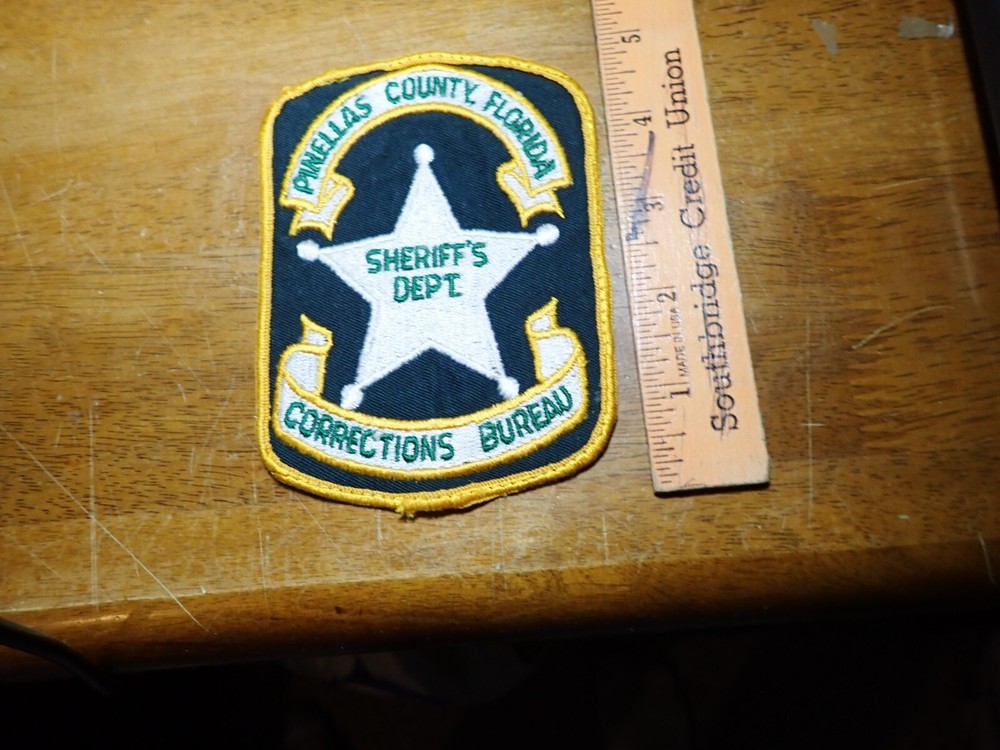 PINELLAS COUNTY FLORIDA prisons OBSOLETE VEST PATCH bx 10 #26