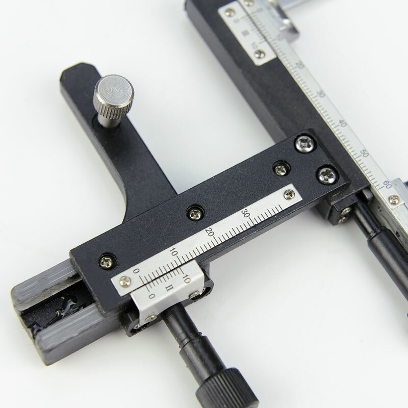 Microscope Attachable Mechanical Moveable Stage X-Y Stage with Scale f Specimens