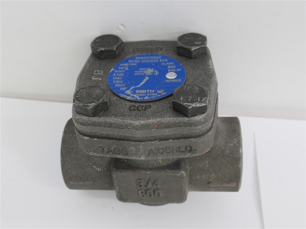 Smith SC80, 3/4" Piston Check Valve, Class 800