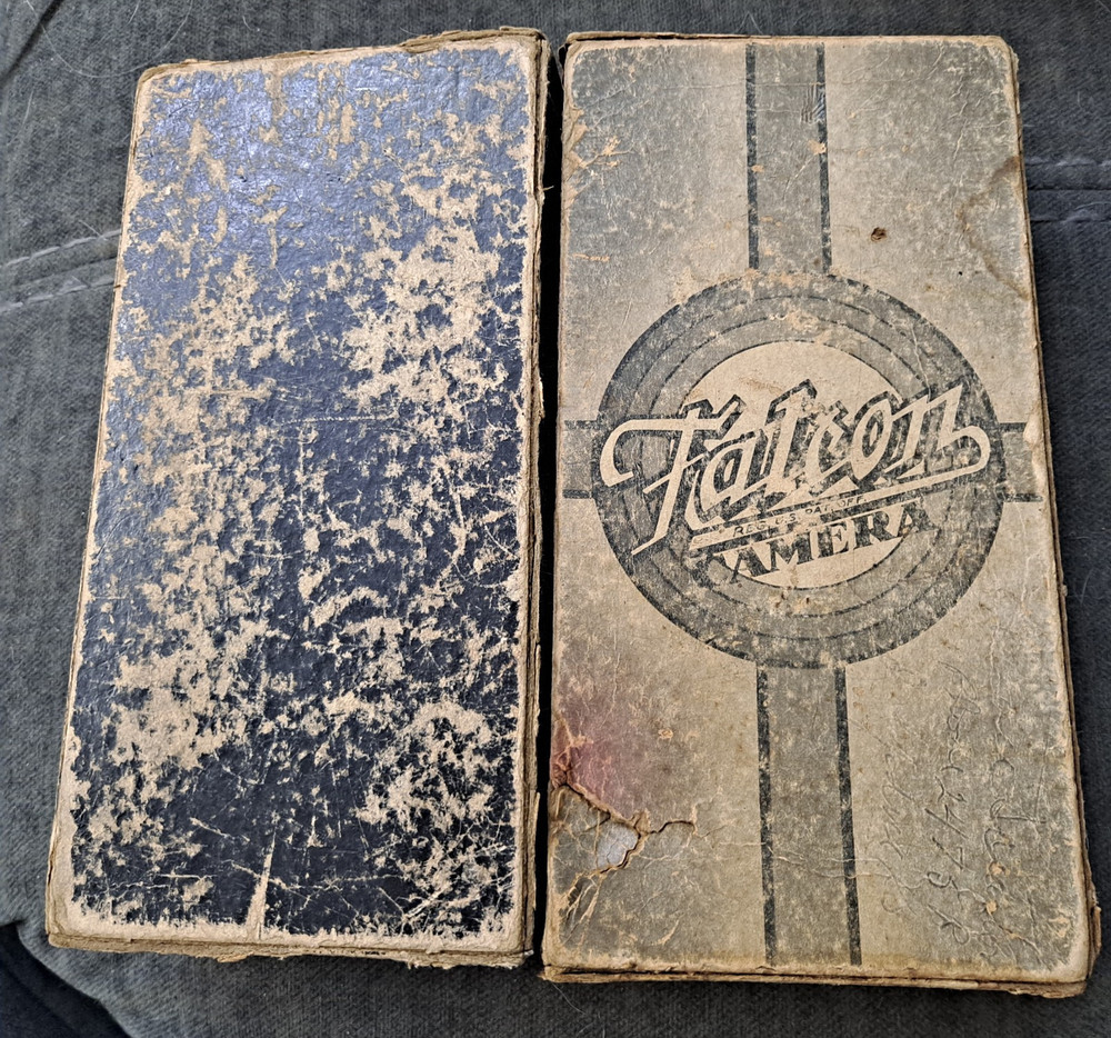 Vintage Falcon Junior Model 4 Camera with Original Box