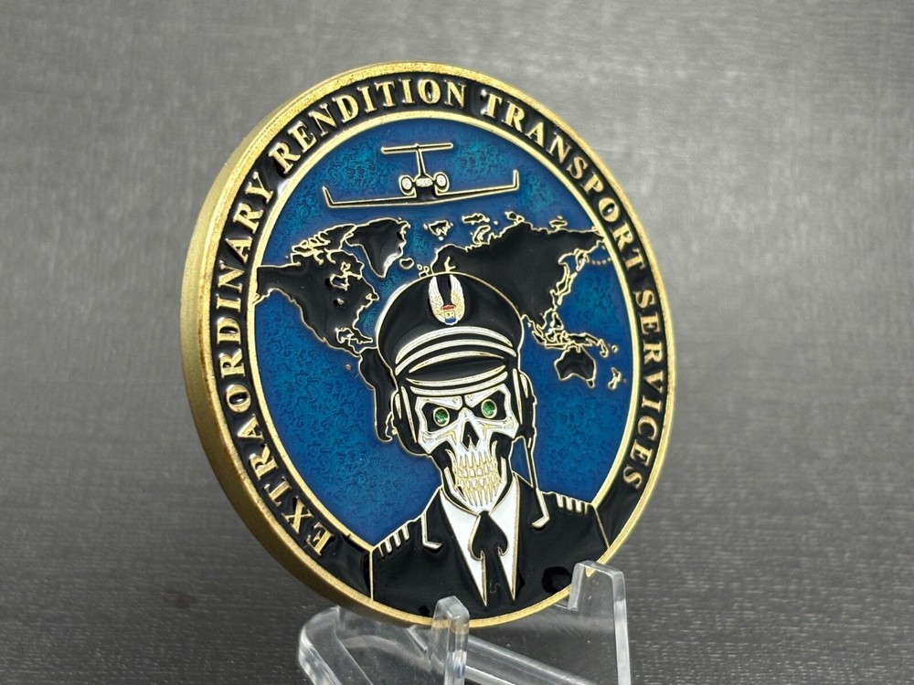 2" CIA EXTRAORDINARY RENDITION CHALLENGE COIN PSYOPS OPERATIONS SOD COVERT