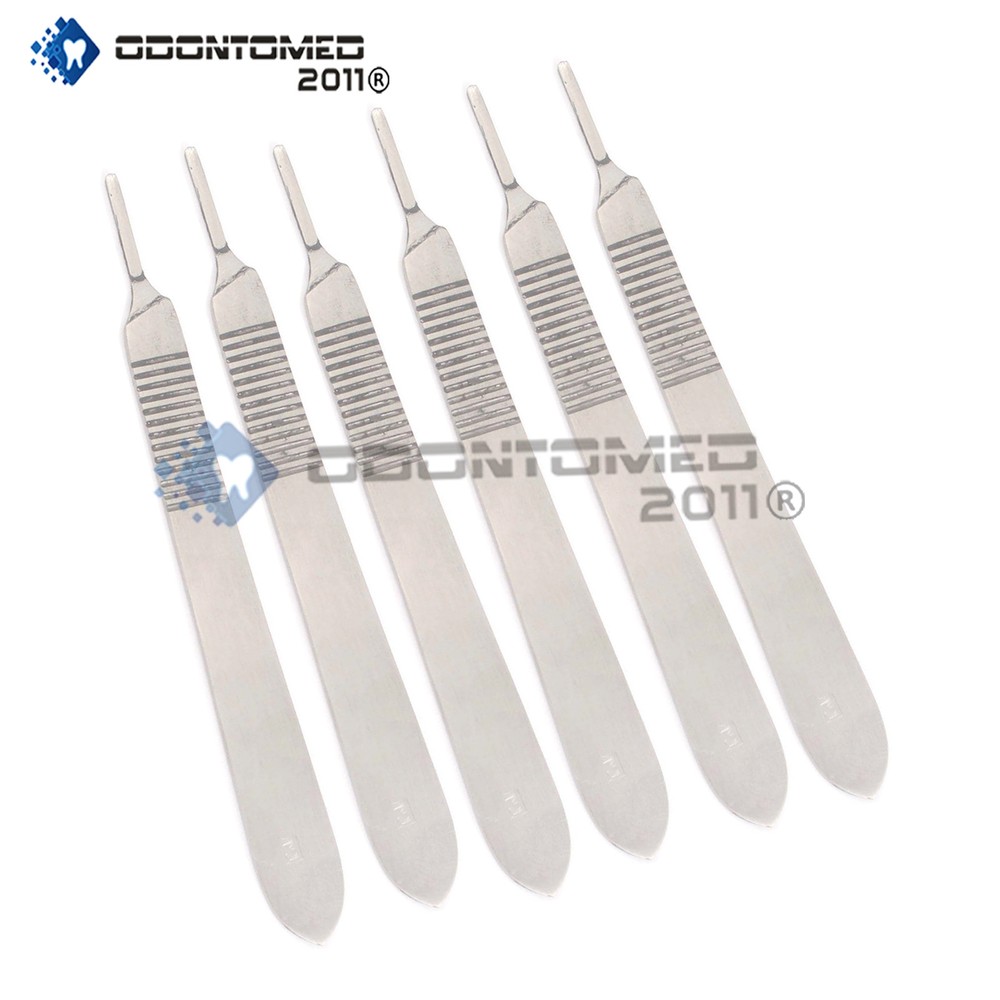 6 Scalple Handle # 3 Surgical Dental Veterinary Instruments