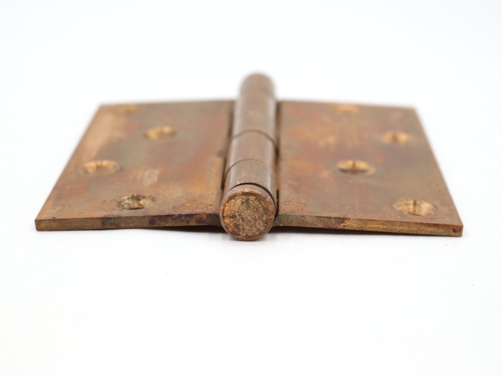 Vintage 4.5 x 4.5 in. Solid Brass Butt Door Hinge