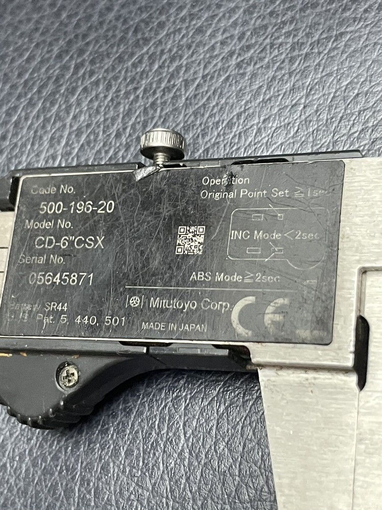 Used - Mitutoyo Digital Absolute Digimatic Caliper