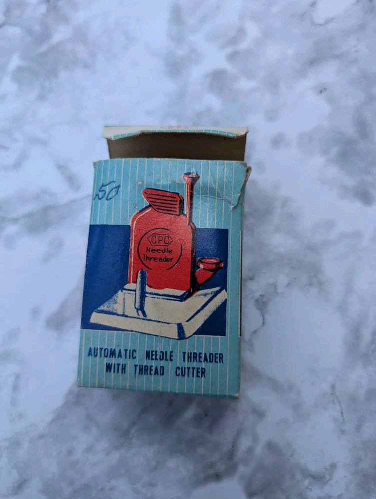 Vintage The CPC Automatic Needle Threader w/ instructions NOS (2)