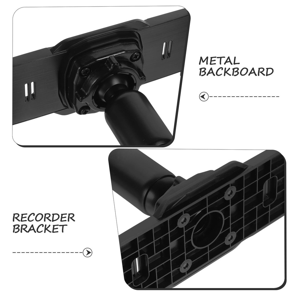 1 Set Vehicle Driving Recorder Dash Cam Mounting Kit Dashcam Bracket Mirror B...